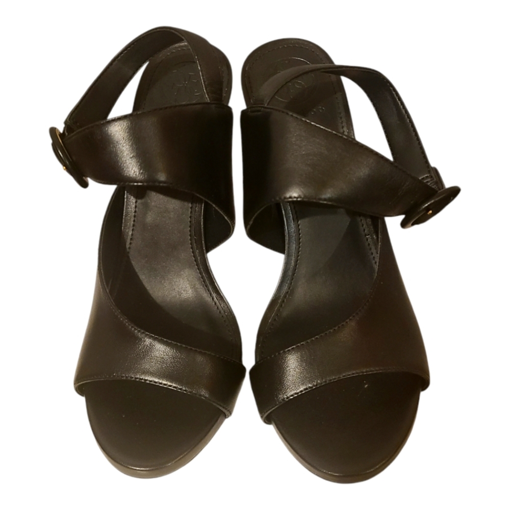 Guess - Tyson 2 Black Leather Heels